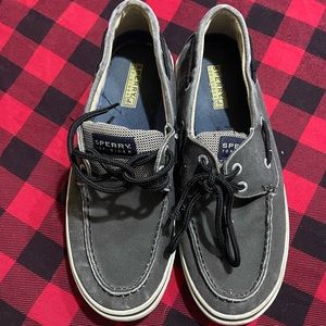Sperry Topsider Mens Size 10.5 Dark Gray - Pre Owned